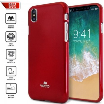 Raudonas goospery guminis 1.5 mm. storio dėklas (IPHONE XS MAX)